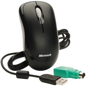 עכבר Microsoft Basic Optical USB Mouse צבע שחור