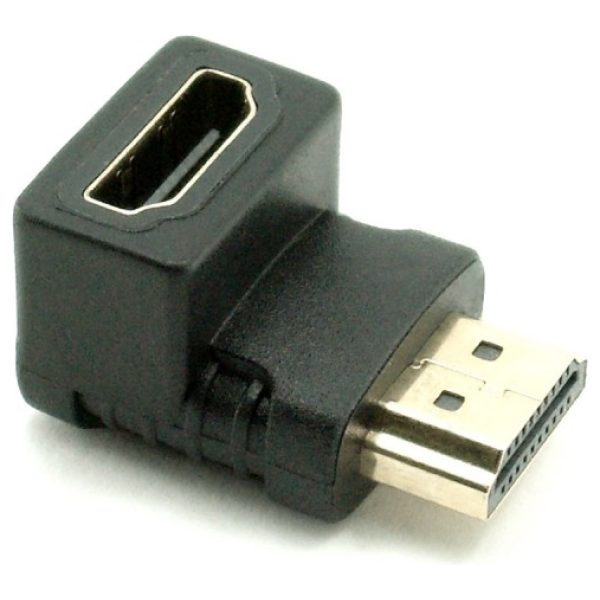 מתאם HDMI נקבה לחיבור HDMI זכר 90 מעלות