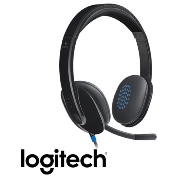 אוזניות + מיקרופון Logitech USB Headset H540