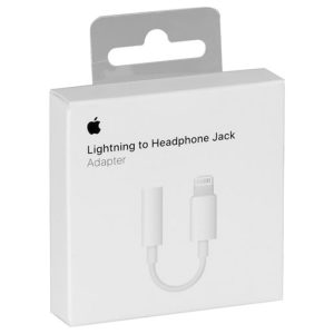 מתאם מקורי Lightning Apple לשקע אוזניות PL3.5mm