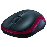 עכבר אלחוטי Logitech Wireless Mouse M185 Red Retail