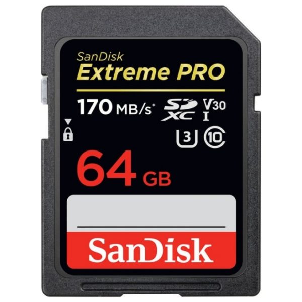 כרטיס זכרון SanDisk Extreme Pro SDSDXXY-064G