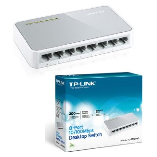 מתג TP-Link TL-SF1008D 8 Ports 10/100Mbps Switch