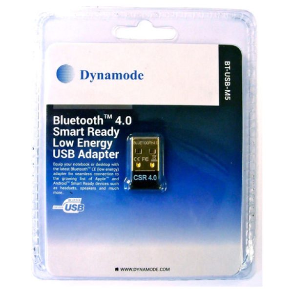 מתאם בלוטוס Dynamode Ultra-Mini Bluetooth 4.0 USB Dongle