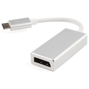 מתאם מחיבור USB 3.1 Type-C זכר לחיבור Display Port נקבה Protec DM107