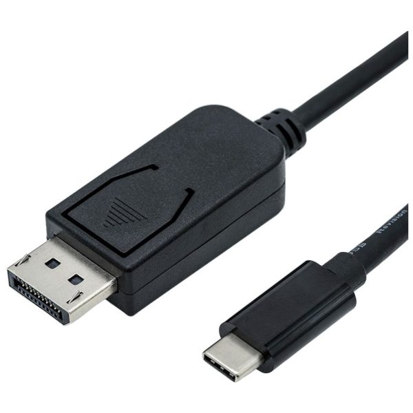 כבל מחיבור USB 3.1 Type-C זכר לחיבור Display Port זכר Protec DM108 באורך 1.8 מטרים