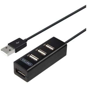 מפצל USB2.0 ל-4 כניסות USB2.0, דגם Unitek Y-2140